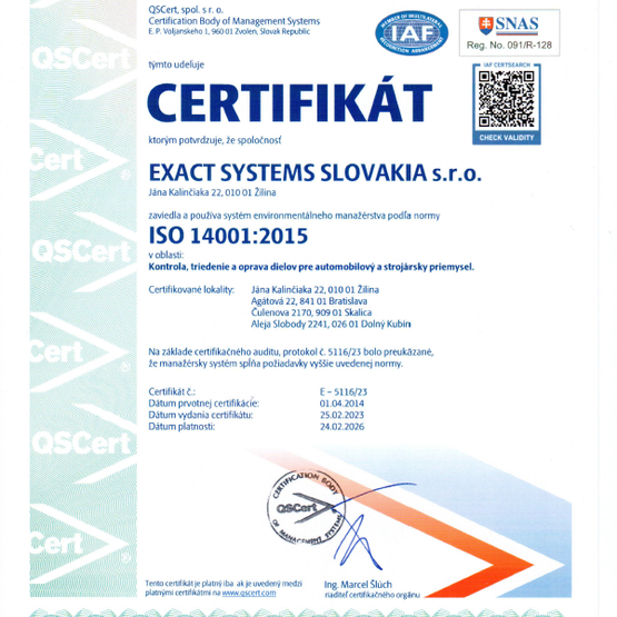 EN ISO 14001:2018
