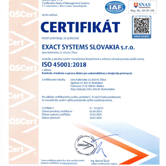 EN ISO 45001:2018